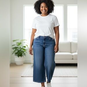 Hollister Low Rise Super Baggy Women’s Blue Jeans 18R W34R